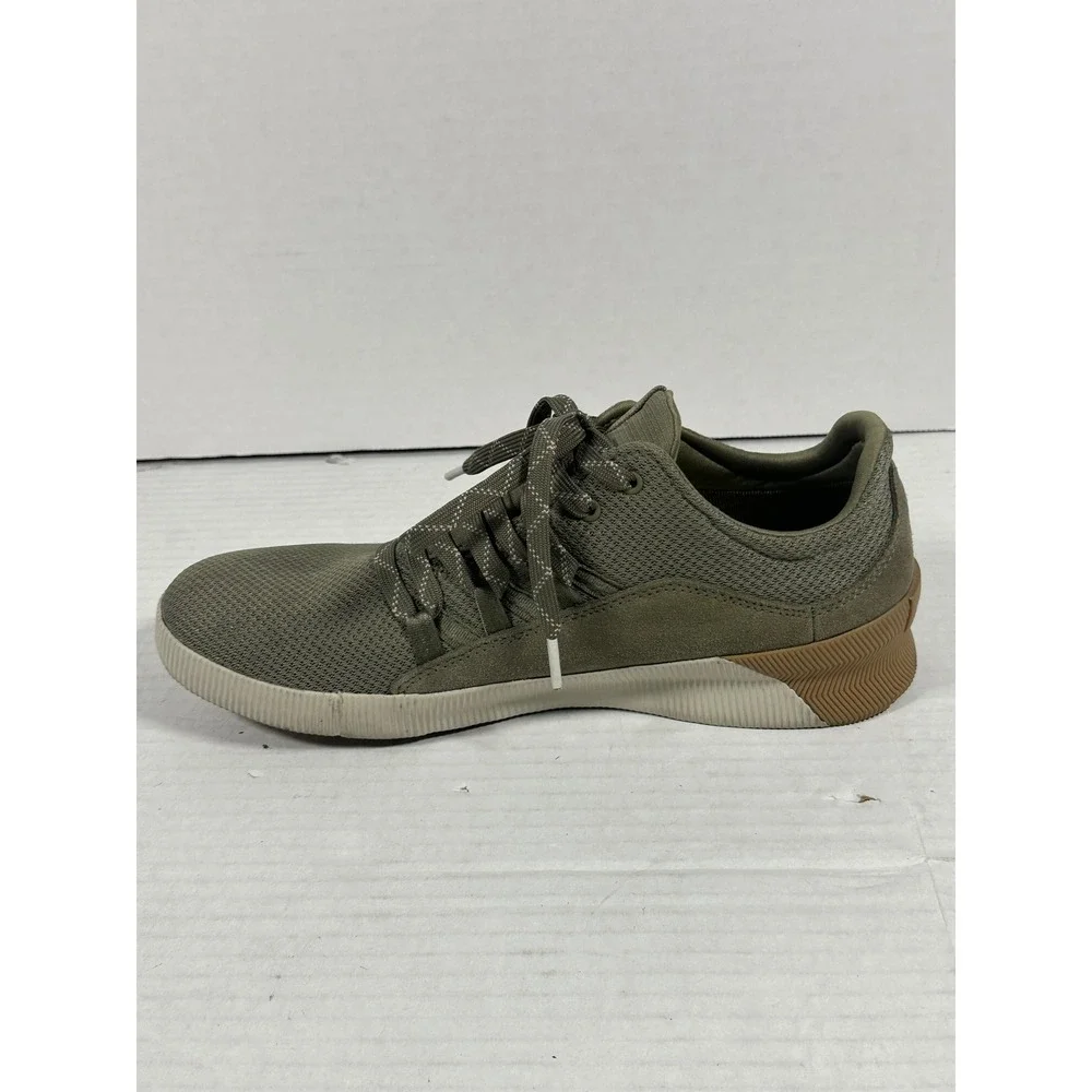 Sorel Out N About Plus Low Waterproof‎ Sneakers Sage Green Womens 10 NL4090-365
